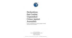 Declarations that Combat Unpunished Crimes Against Journalists.