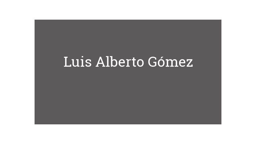 Luis Alberto Gómez