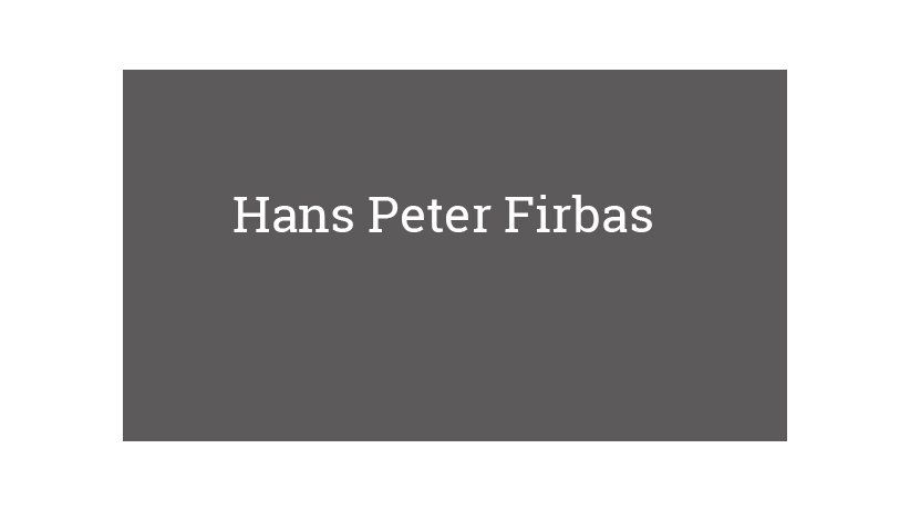 Hans Peter Firbas
