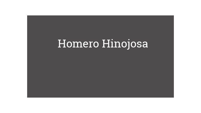 Homero Hinojosa