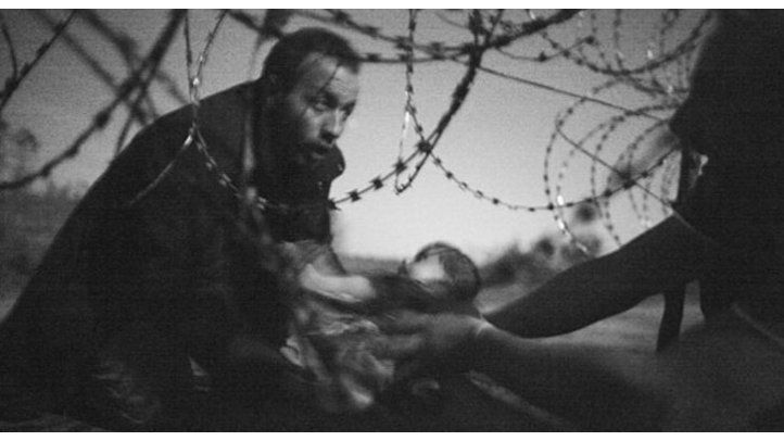Foto bebé refugiado premio mundial fotografía