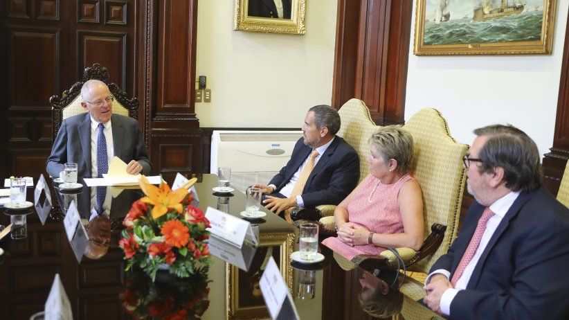 Perú: Delegación de la SIP se reunió en Lima con el Presidente Kuczynski