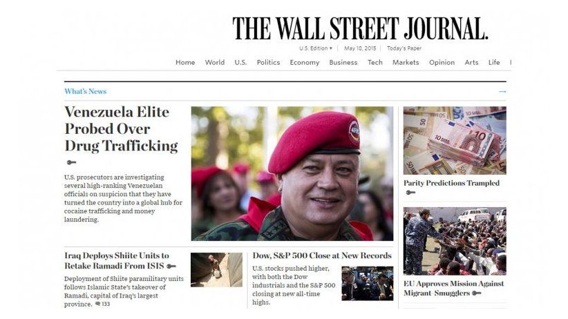 Venezuela: Diosdado Cabello perdió su disputa con The Wall Street Journal en EE.UU. 