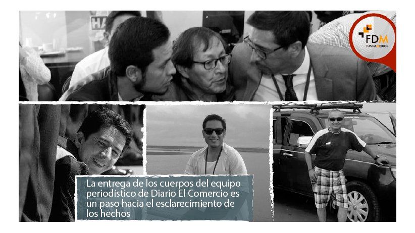 Recuperan cuerpos de periodistas ecuatorianos asesinados