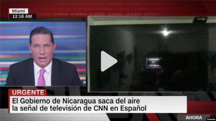 La SIP condena bloqueo de CNN en Español en Nicaragua