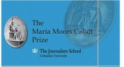 La SIP saluda ganadores de Premios Maria Moors Cabot 2023