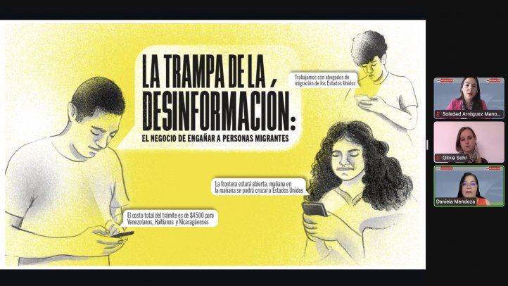 Periodistas piden un frente común contra las informaciones falsas