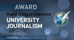 University Journalism award, a new prize for students in the Americas