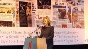 Condolences on the death of Ernestina Herrera de Noble of Clarín Group