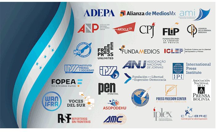 Grave preocupação internacional pelo clima de hostilidade contra a imprensa em Honduras Grave preocupação internacional pelo clima de hostilidade contra a imprensa em Honduras