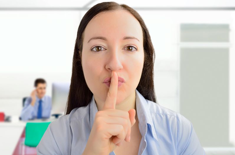 For secrecy