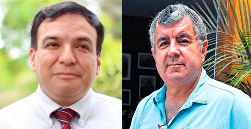 Periodistas César Romero y&nbsp;Juan Carlos Tafur.