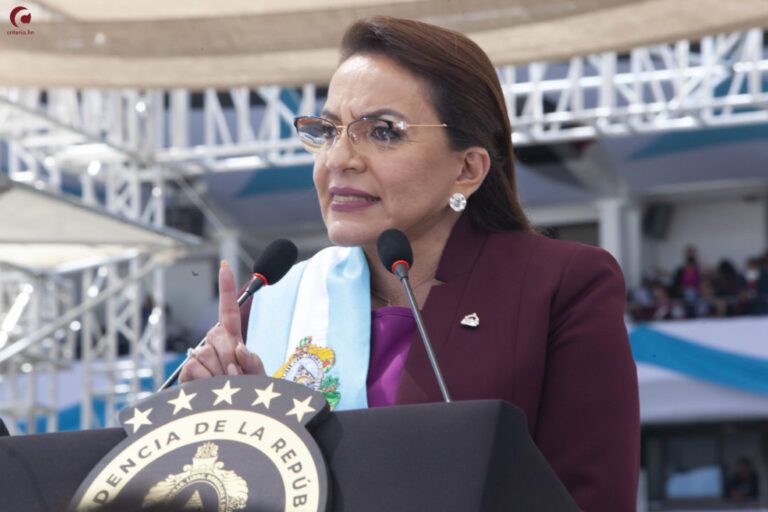 Presidenta de Honduras, Xiomara Castro (Foto tomada de&nbsp;https://enaltavoz.com)