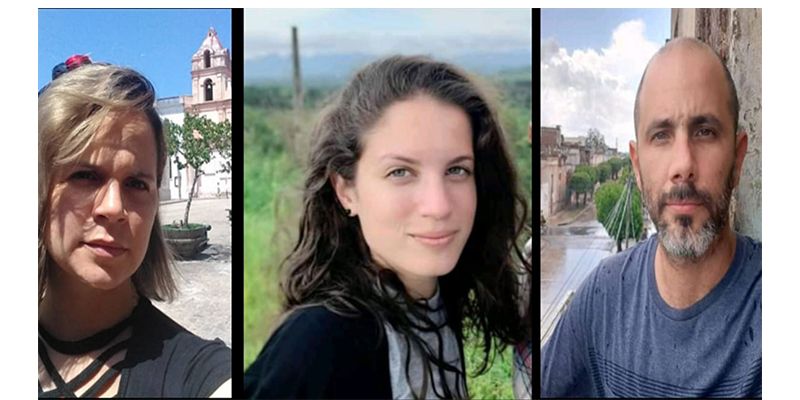 Iris Mariño,&nbsp;Neife Rigau y&nbsp;Henry Constantín.