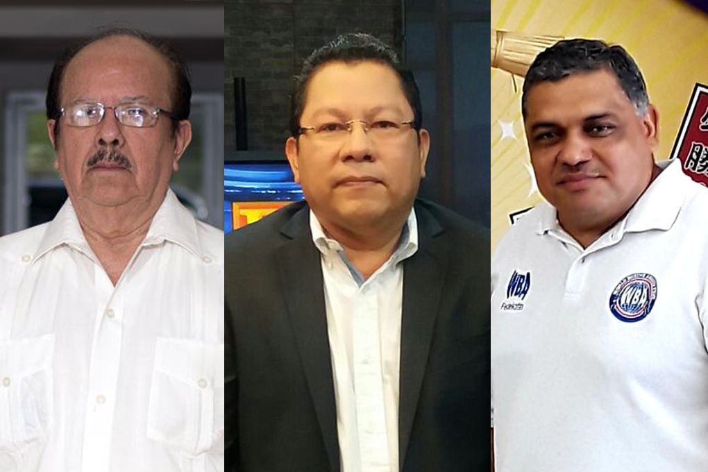 (Left to Right)&nbsp;Luis Sánchez Sancho, Miguel Mora and Gustavo Jarquín. (Photo 100% Noticias)