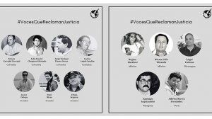 Voces que Reclaman Justicia, asesinados en abril