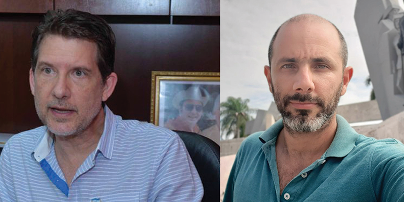 Juan Lorenzo Holmann Chamorro (izquierda) y Henry Constantín Ferreiro&nbsp;(derecha)
