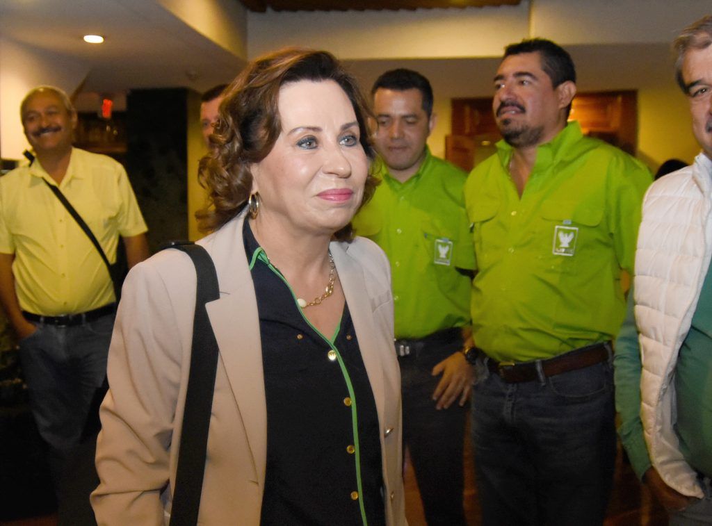 Sandra Torres. (Photo from elPeriodico.)