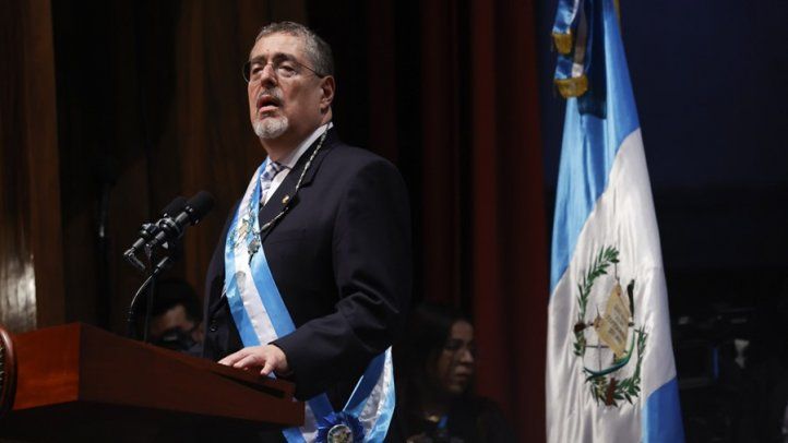 Presidente de Guatemala Bernardo Arévalo (Foto EFE / David Toro)