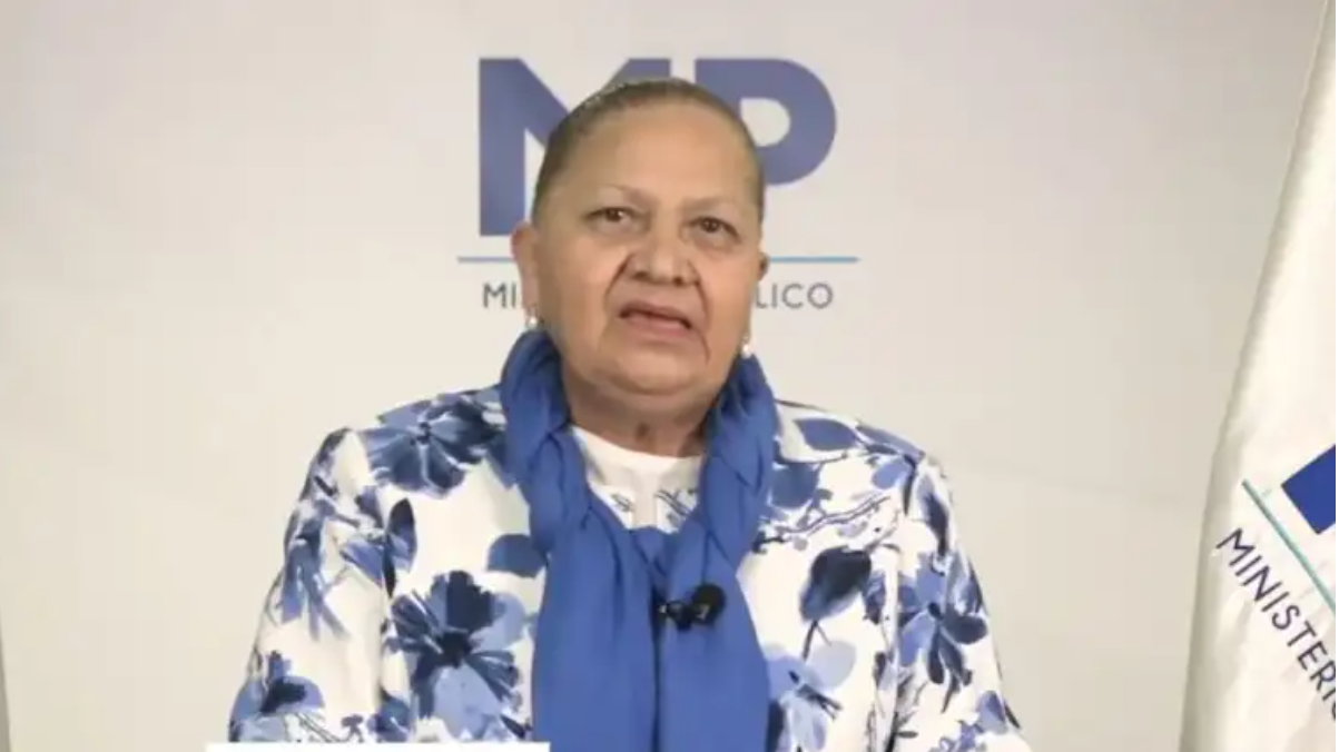 Consuelo Porras. (Foto de video del Ministerio Público)