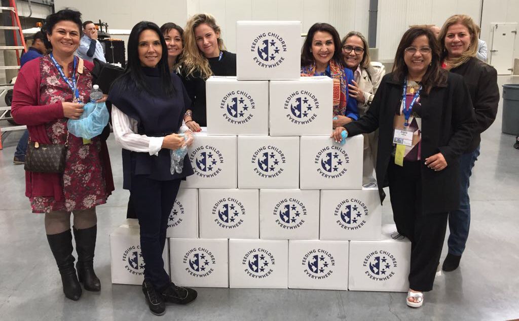 Misión cumplida. Las delegadas de la SIP muestran parte de su obra.