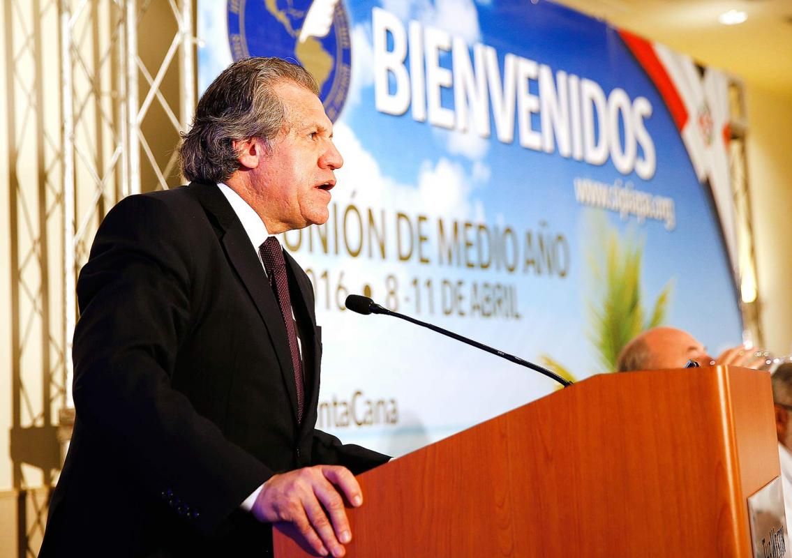 Foto de Almagro ante la SIP