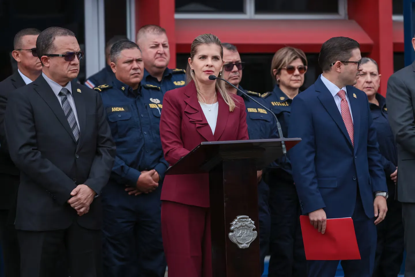 Presidenta de CR y otras autoridades - José Cordero