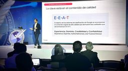 Rodrigo Bonilla de Google durante su presentación en Punta Cana. Rodrigo Bonilla de Google durante su presentación en Punta Cana.