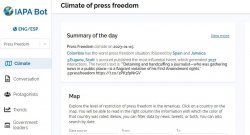 visit the iapa bot, freedom of the press in real-time