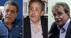 Alberto Federico Ravell, Miguel Henrique Otero y&nbsp;Teodoro Petkoff. (El Heraldo)